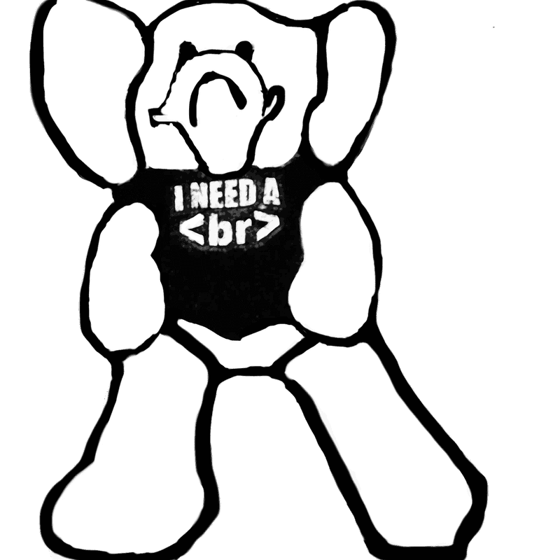 Jeff Maxwell's development mascot - an elephant symbolizing memory and reliability in coding